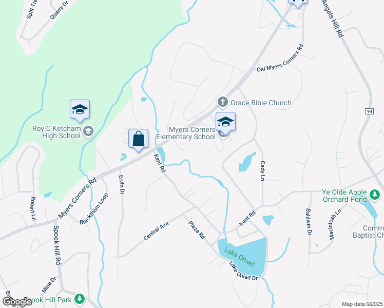 map of restaurants, bars, coffee shops, grocery stores, and more near 11 Schnabl Court in Wappingers Falls