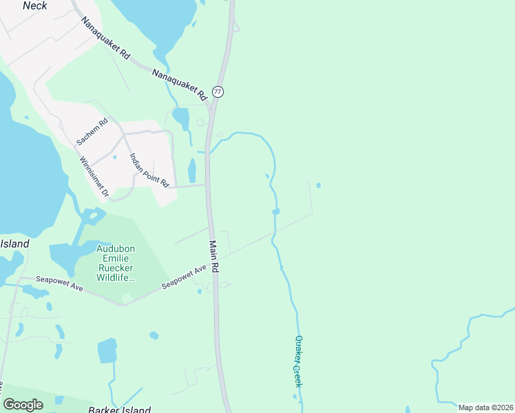 map of restaurants, bars, coffee shops, grocery stores, and more near 716 Lafayette Road in Tiverton