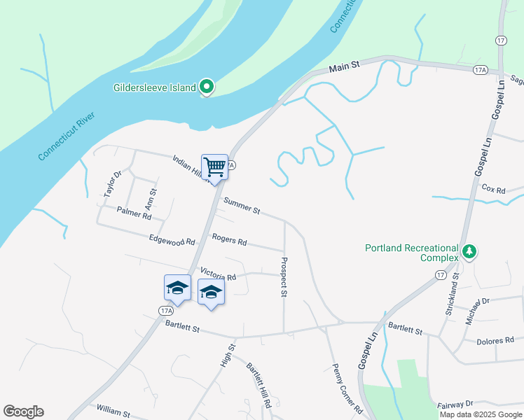 map of restaurants, bars, coffee shops, grocery stores, and more near 54 Summer Street in Portland