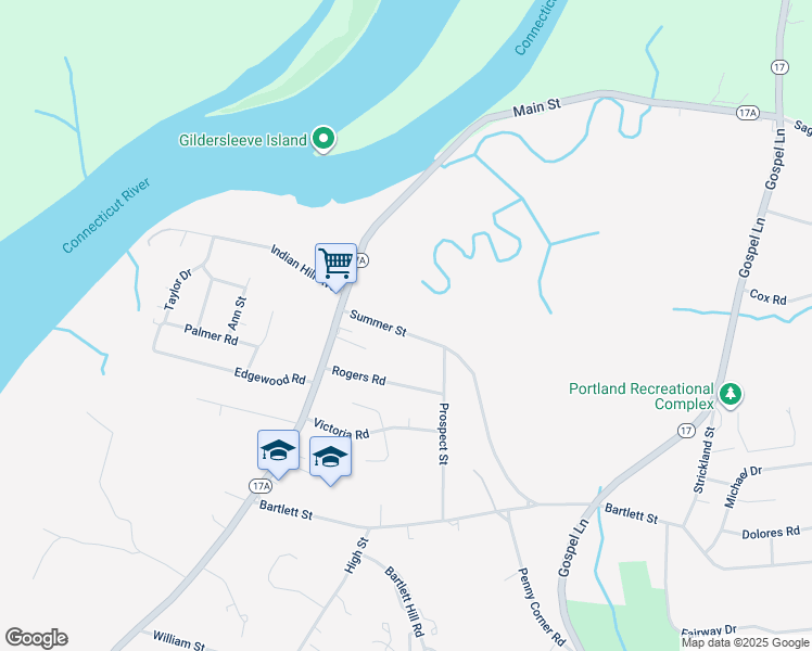 map of restaurants, bars, coffee shops, grocery stores, and more near 54 Summer Street in Portland