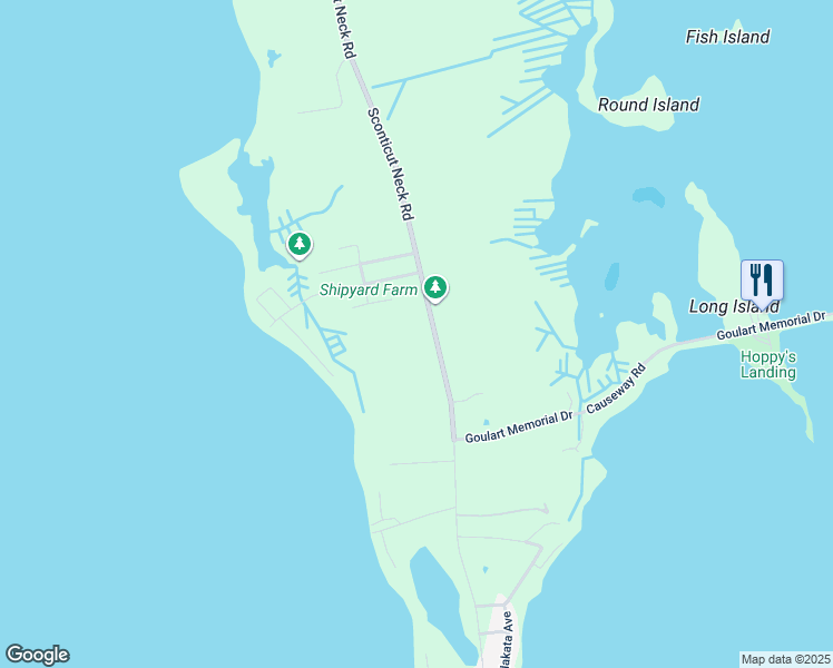 map of restaurants, bars, coffee shops, grocery stores, and more near 721 Sconticut Neck Road in Fairhaven