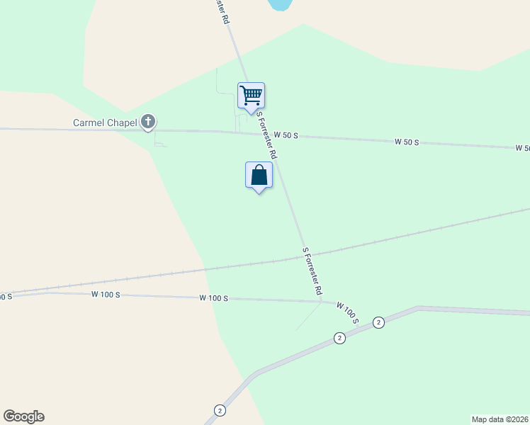 map of restaurants, bars, coffee shops, grocery stores, and more near 772 South Forrester Road in La Porte