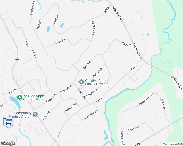 map of restaurants, bars, coffee shops, grocery stores, and more near 17 Partners Road in Wappingers Falls