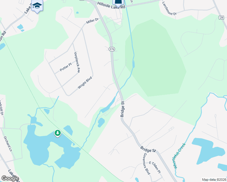 map of restaurants, bars, coffee shops, grocery stores, and more near 23 Secor Lane in Hopewell Junction