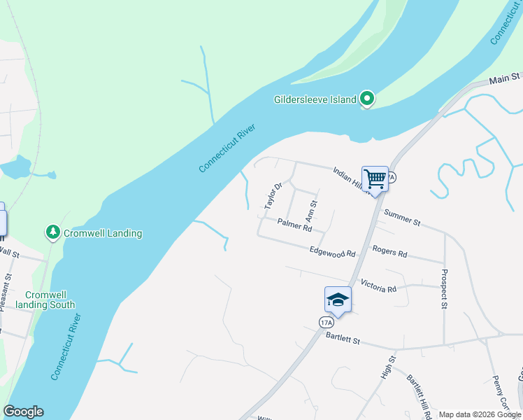 map of restaurants, bars, coffee shops, grocery stores, and more near 10 Taylor Drive in Portland