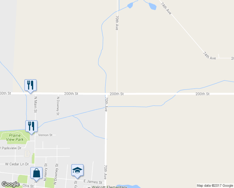 map of restaurants, bars, coffee shops, grocery stores, and more near Historic U.S. 6 in Walcott