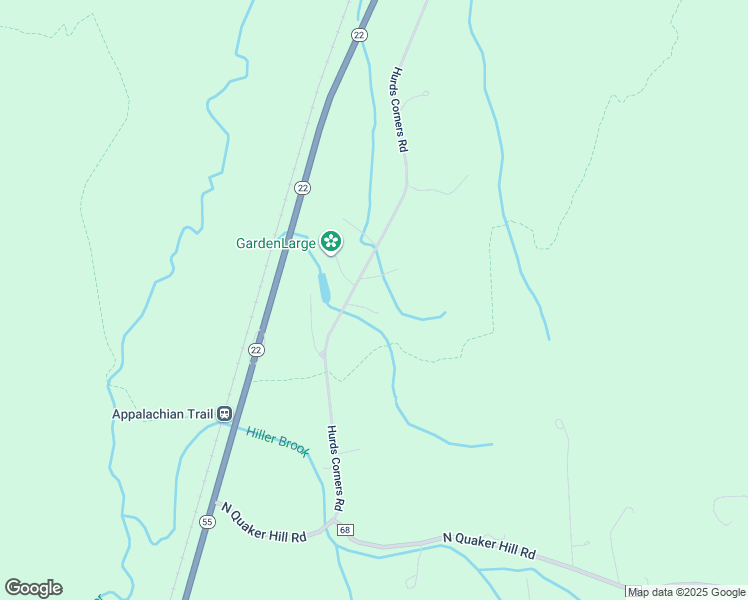 map of restaurants, bars, coffee shops, grocery stores, and more near 50 Hurds Corners Road in Pawling