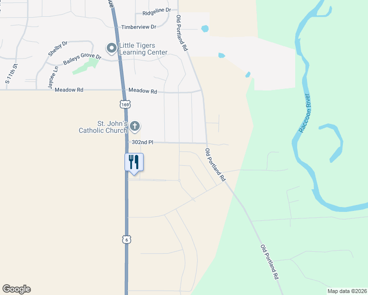 map of restaurants, bars, coffee shops, grocery stores, and more near 1925 Southbridge Drive in Adel