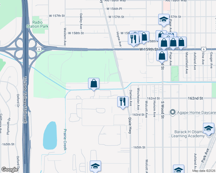 map of restaurants, bars, coffee shops, grocery stores, and more near 2210 Leavitt Ave in Markham