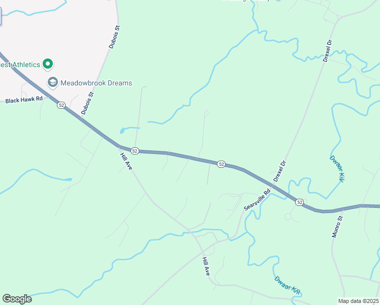 map of restaurants, bars, coffee shops, grocery stores, and more near 5 Claire Drive in Pine Bush
