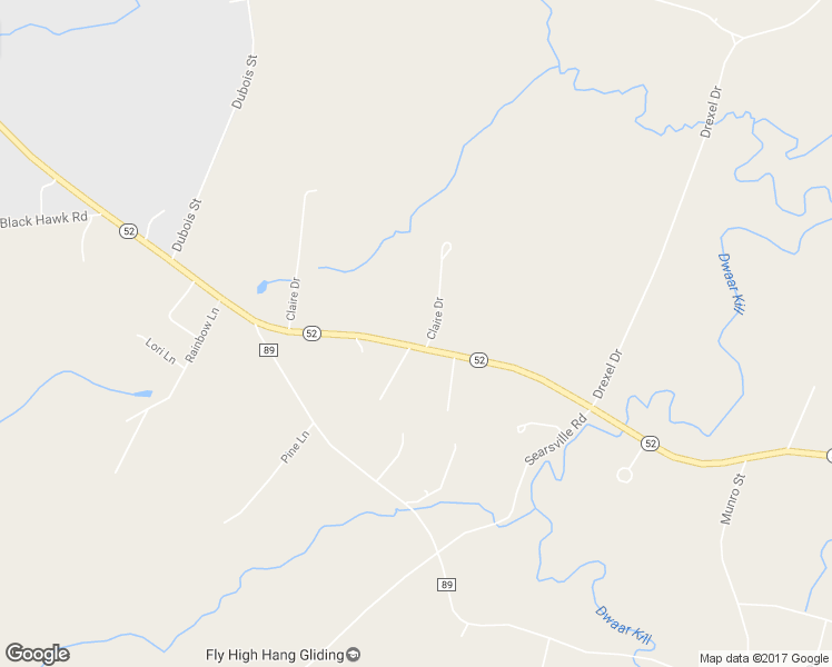 map of restaurants, bars, coffee shops, grocery stores, and more near 5 Claire Drive in Pine Bush