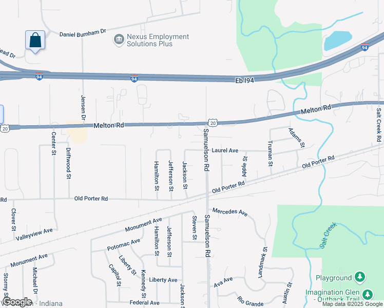 map of restaurants, bars, coffee shops, grocery stores, and more near 1886-1896 Samuelson Rd in Portage