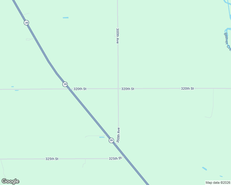 map of restaurants, bars, coffee shops, grocery stores, and more near 3203 300th Avenue in Saint Edward