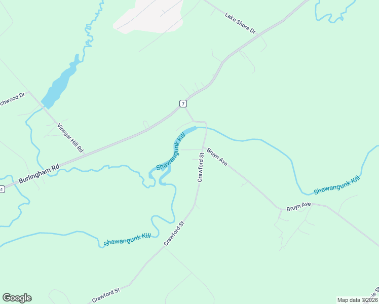 map of restaurants, bars, coffee shops, grocery stores, and more near 56 Crawford Street in Pine Bush