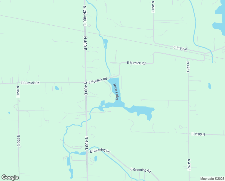 map of restaurants, bars, coffee shops, grocery stores, and more near 400-416 East Burdick Road in Chesterton