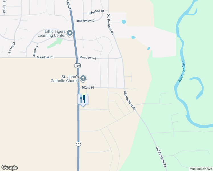 map of restaurants, bars, coffee shops, grocery stores, and more near 1925 Southbridge Drive in Adel