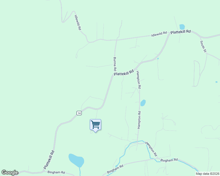 map of restaurants, bars, coffee shops, grocery stores, and more near 361 Plattekill Road in Marlboro