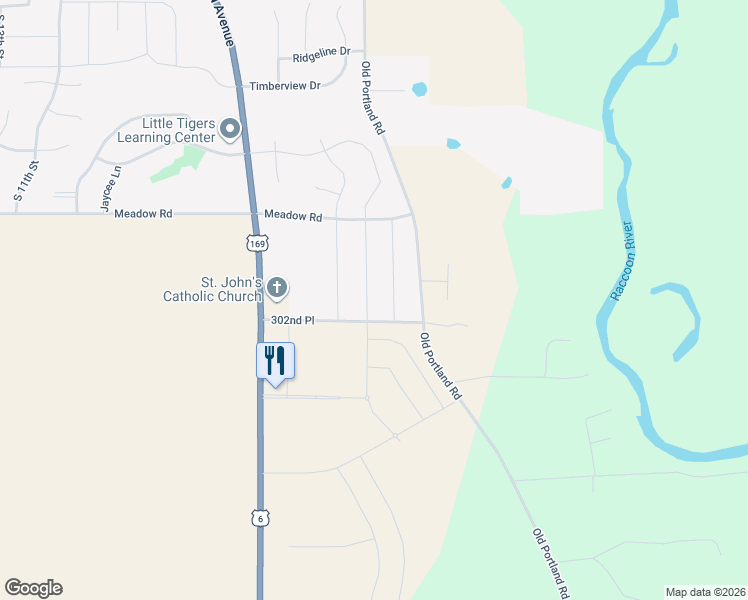 map of restaurants, bars, coffee shops, grocery stores, and more near 1925 Southbridge Drive in Adel