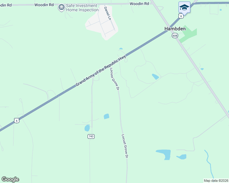 map of restaurants, bars, coffee shops, grocery stores, and more near 10401-13551 Locust Grove Drive in Chardon