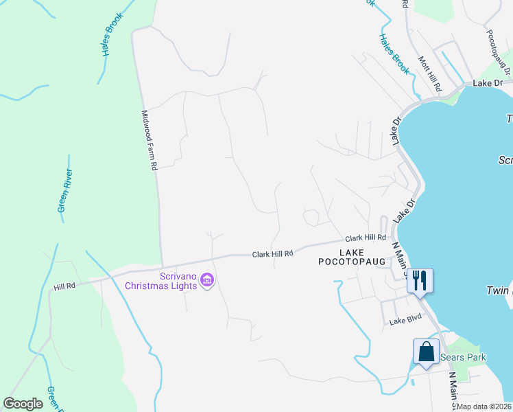 map of restaurants, bars, coffee shops, grocery stores, and more near 27 Sunrise Lane in East Hampton