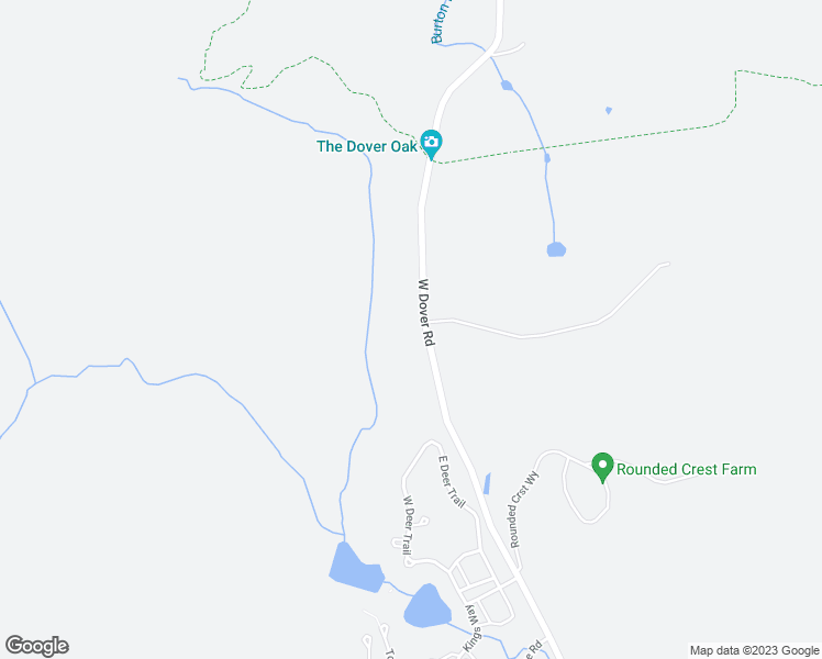 map of restaurants, bars, coffee shops, grocery stores, and more near 357 West Dover Road in Pawling