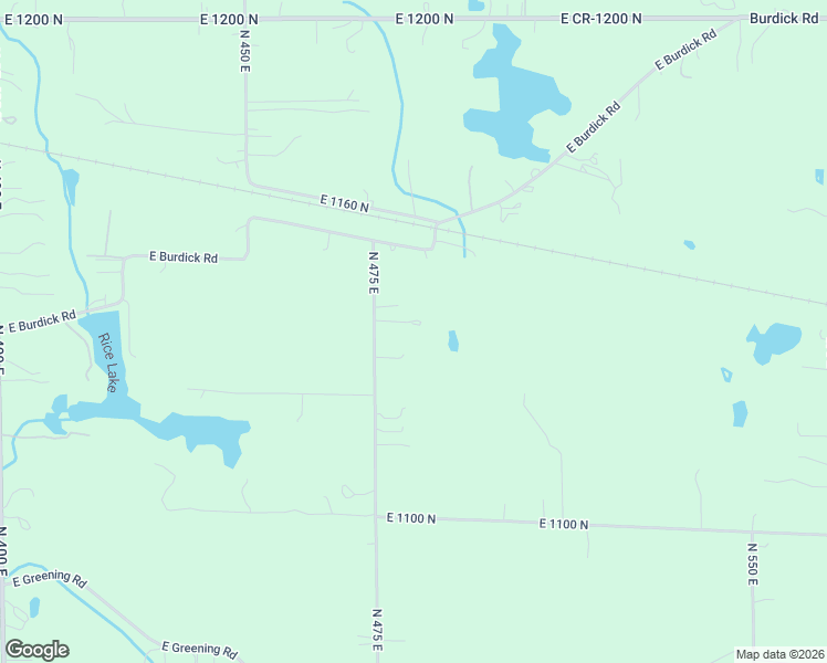 map of restaurants, bars, coffee shops, grocery stores, and more near 1137-1199 North 475 East in Chesterton