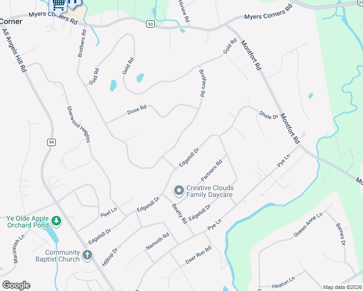 map of restaurants, bars, coffee shops, grocery stores, and more near 77 Brothers Road in Wappingers Falls