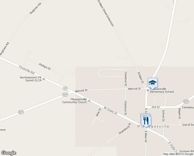 map of restaurants, bars, coffee shops, grocery stores, and more near 241 Parallel Street in Pleasantville