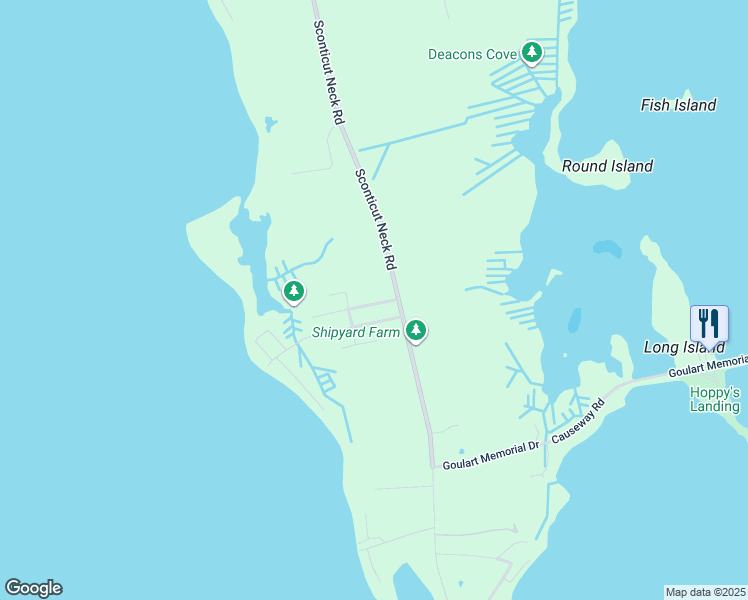 map of restaurants, bars, coffee shops, grocery stores, and more near 13 Winona Avenue in Fairhaven