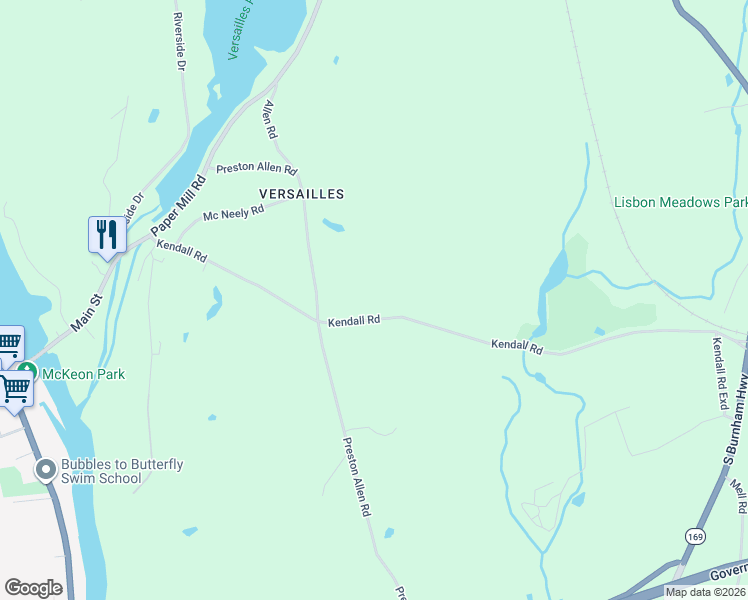 map of restaurants, bars, coffee shops, grocery stores, and more near 130 Kendall Road in Lisbon