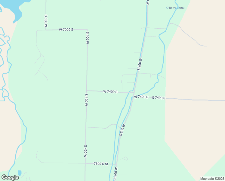 map of restaurants, bars, coffee shops, grocery stores, and more near 386 West 7400 South in Paradise