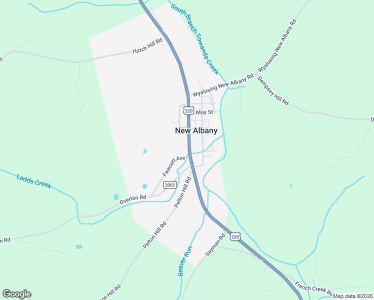 map of restaurants, bars, coffee shops, grocery stores, and more near Lawrence Street in New Albany