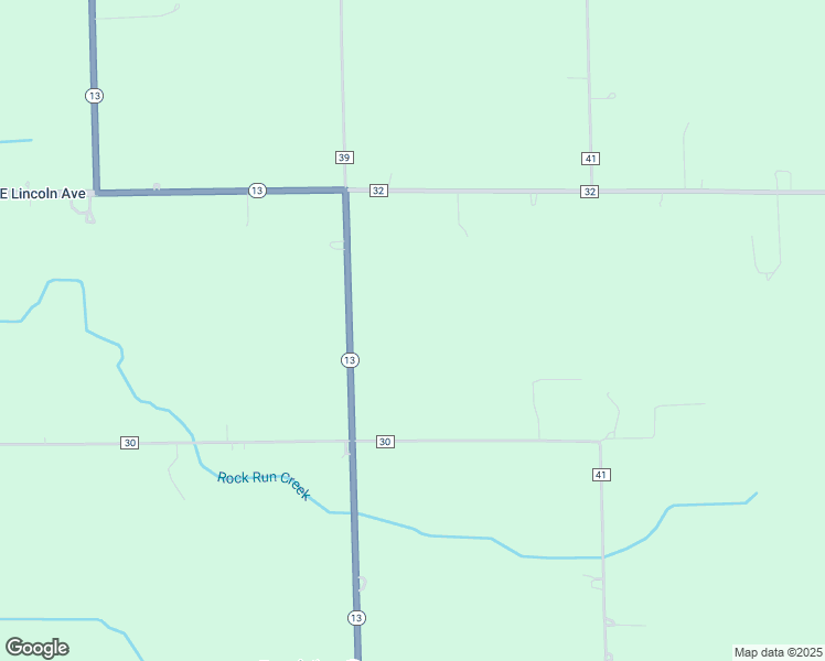 map of restaurants, bars, coffee shops, grocery stores, and more near 61790 Indiana 13 in Goshen
