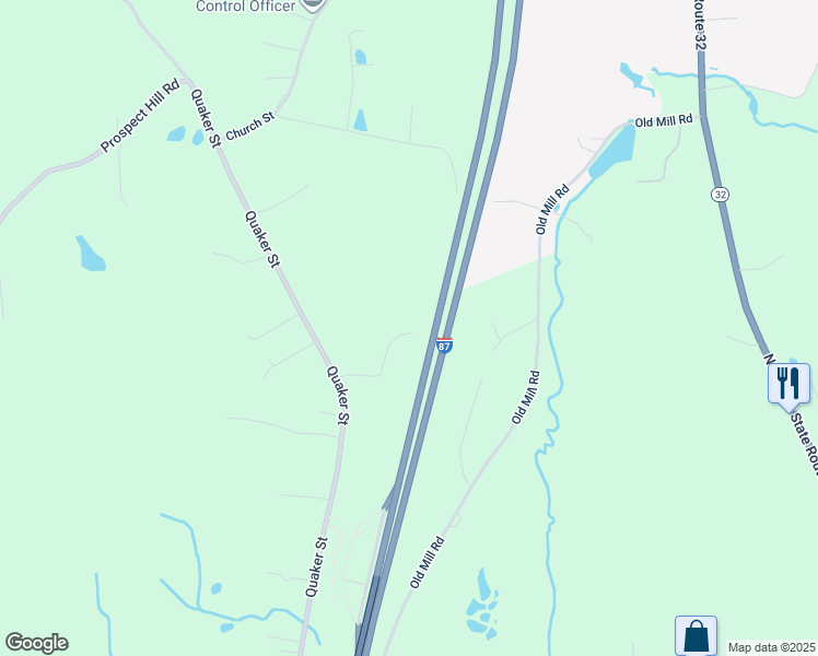 map of restaurants, bars, coffee shops, grocery stores, and more near 29 Dandelion Lane in Wallkill