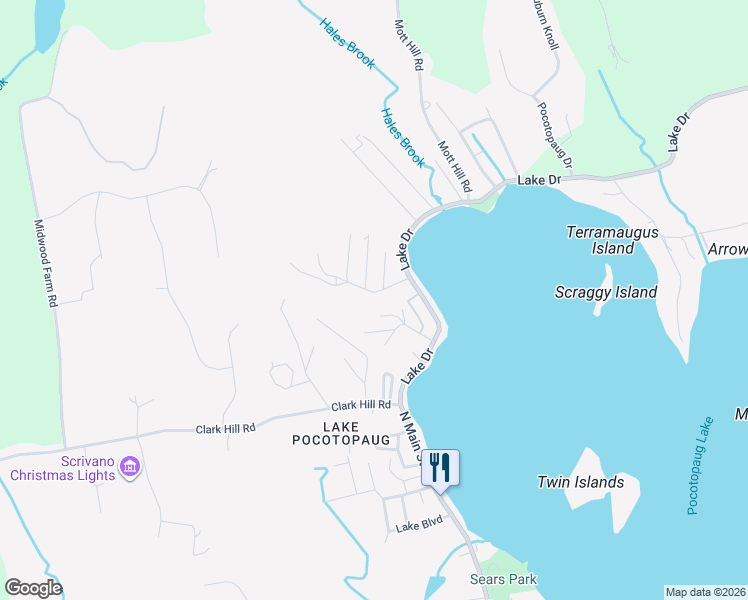 map of restaurants, bars, coffee shops, grocery stores, and more near 15 Ola Avenue in East Hampton