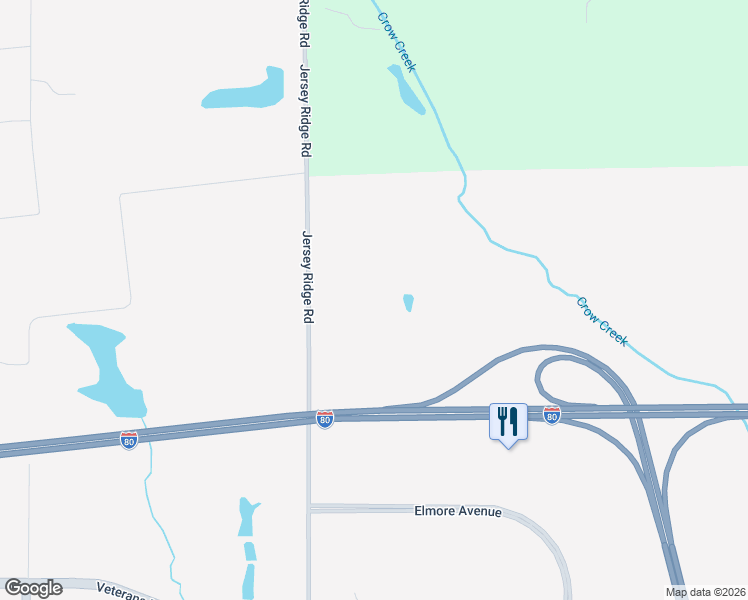 map of restaurants, bars, coffee shops, grocery stores, and more near 7805 Jersey Ridge Road in Davenport