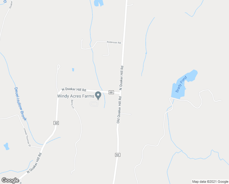 map of restaurants, bars, coffee shops, grocery stores, and more near 603 North Quaker Hill Road in Pawling