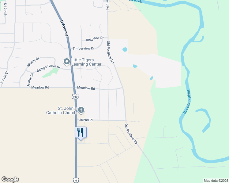 map of restaurants, bars, coffee shops, grocery stores, and more near 1800 Strauss Avenue in Adel