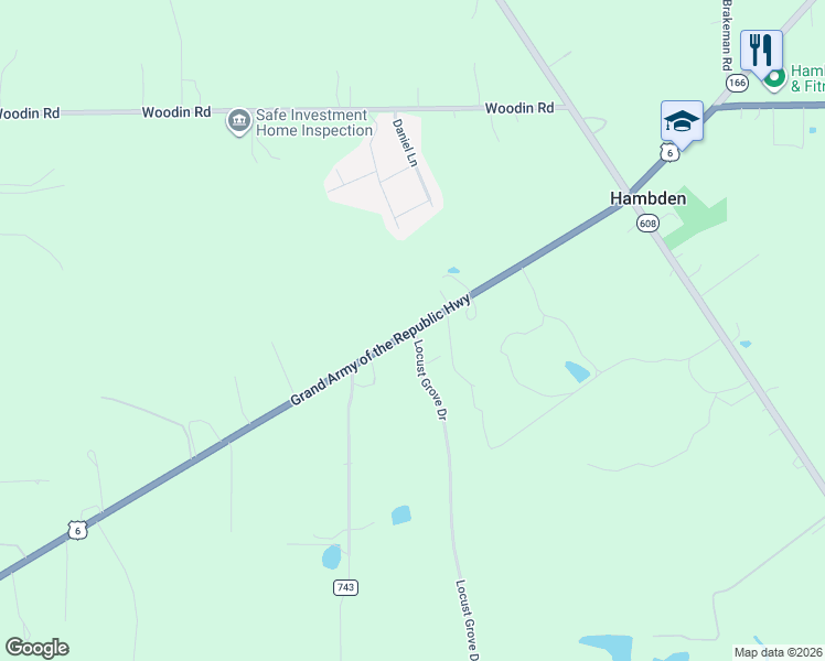 map of restaurants, bars, coffee shops, grocery stores, and more near 10401 Locust Grove Drive in Chardon