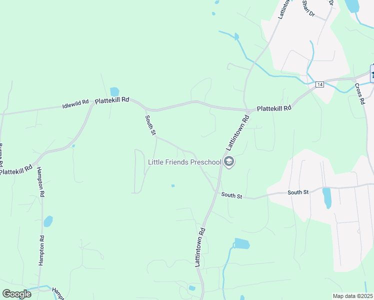 map of restaurants, bars, coffee shops, grocery stores, and more near 210 South Street in Marlboro