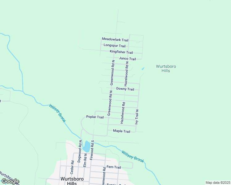 map of restaurants, bars, coffee shops, grocery stores, and more near 2 Eagle Trail in Wurtsboro