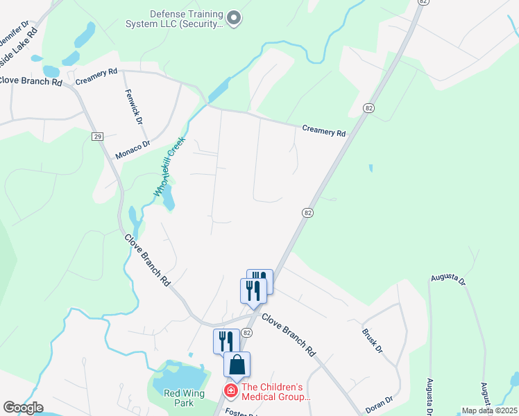 map of restaurants, bars, coffee shops, grocery stores, and more near 26 Hamilton Drive in Hopewell Junction