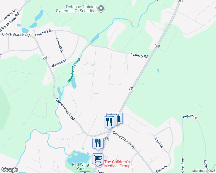 map of restaurants, bars, coffee shops, grocery stores, and more near 26 Hamilton Drive in Hopewell Junction