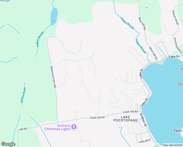 map of restaurants, bars, coffee shops, grocery stores, and more near 64 Highland Terrace in East Hampton