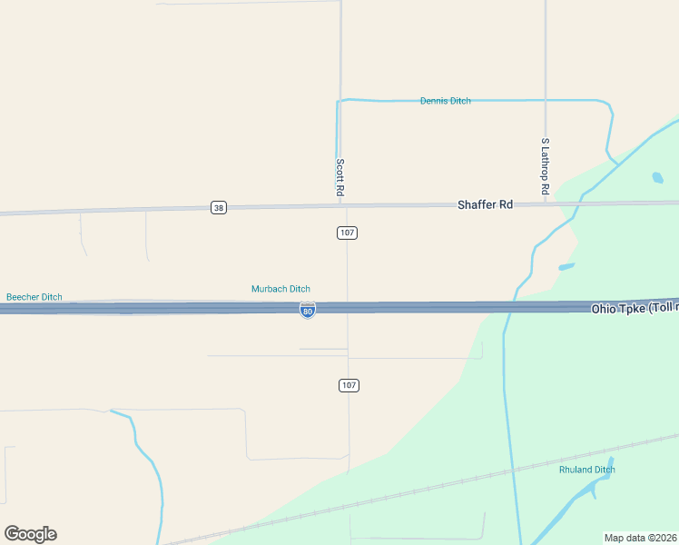 map of restaurants, bars, coffee shops, grocery stores, and more near 2115-2299 Township Highway 107 in Swanton