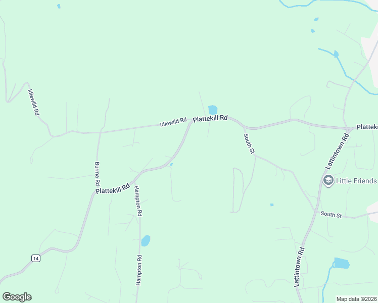 map of restaurants, bars, coffee shops, grocery stores, and more near 223 Plattekill Road in Marlboro