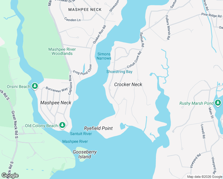 map of restaurants, bars, coffee shops, grocery stores, and more near 259 Clamshell Cove Road in Barnstable