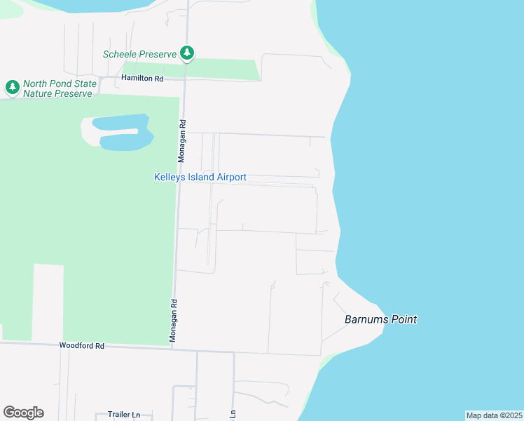 map of restaurants, bars, coffee shops, grocery stores, and more near 110 Forest Lane in Kelleys Island