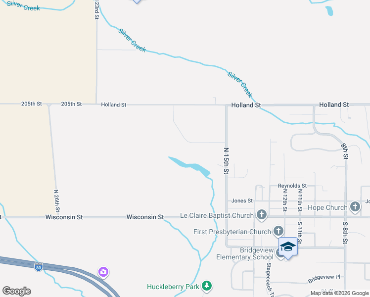map of restaurants, bars, coffee shops, grocery stores, and more near 22 Viola Drive in Le Claire