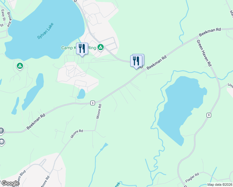map of restaurants, bars, coffee shops, grocery stores, and more near 2 Whalen Drive in Hopewell Junction